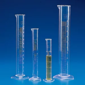 Globe Scientific 1000mL Graduated Cylinder, PMP (TPX), Molded Graduations 601576-1