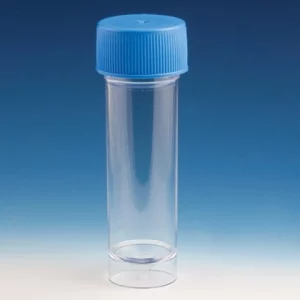 Globe Scientific Container, Universal, 30mL, Attached Screwcap, PS, Conical Bottom, Case/500 109217