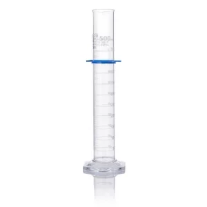 Globe Scientific 500mL Graduated Cylinder Globe Glass Class B Each 8330500