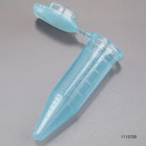 Globe Scientific 5mL Diamond Tube, PP, Attached Snap Cap Blue, 50/Bag, 4 Bags/Unit Box/200 111578B