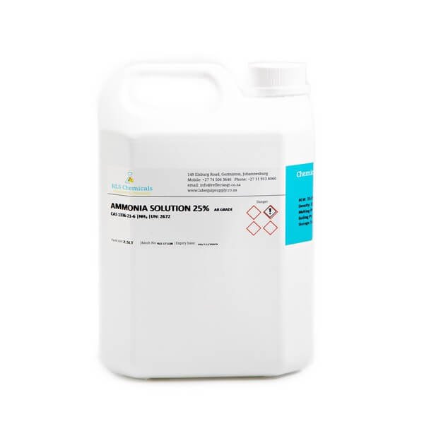 Ammonia 25% Solution AR – 2,5l