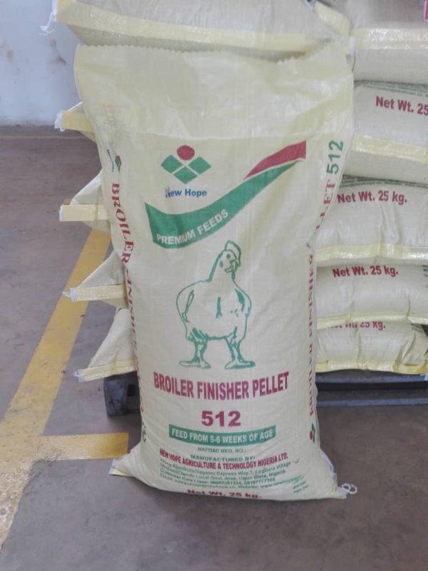 New Hope Broiler Finisher Feed (Pelleted Feed | Professional Line – 512 | Commercial Line – 512T) – 25kg