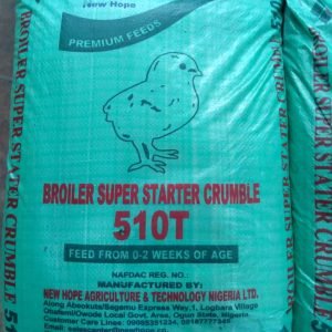New Hope Broiler Super Starter Feed (Crumble | Commercial Ration – 510T | Professional Ration – 510) – 25kg