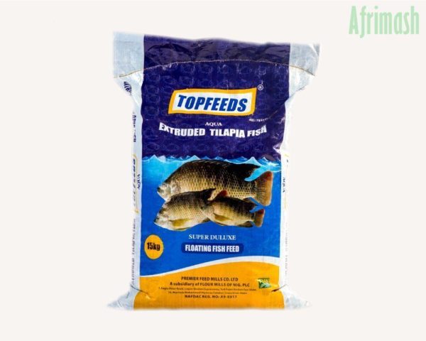 TopFeed Omega Fish Feed (Floating Feed Pellets for Tilapia | 4.5mm | 6mm | 9mm) – 15kg