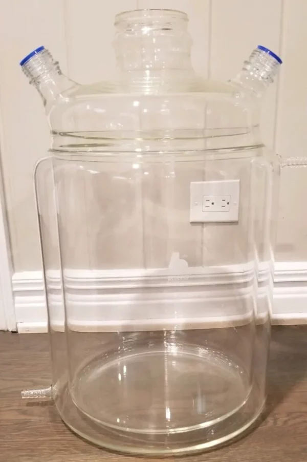 Bellco Glass Water Jacketed Flask Only 8L 1965-58001 8000ML Brand New