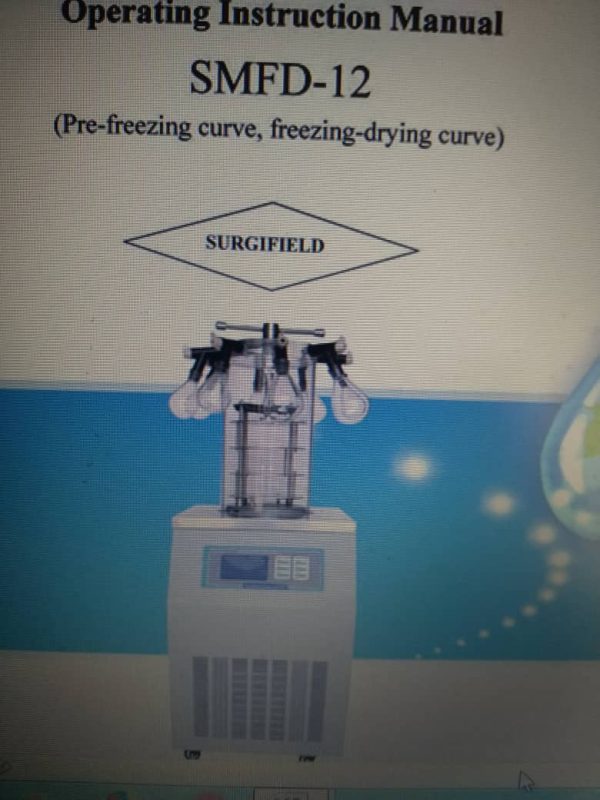 SMFD-12 Pro-Freezing curve freezing drying curve