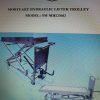 Mortuary Hydraulic Lifter Trolley Model SM-MHLT-002