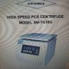 HIGH SPEED PCR CENTRIFUGE MODEL SM-TG16G