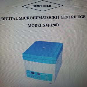 DIGITAL MICROHEMATOCRIT CENTRIFUGE MODEL SM-120D