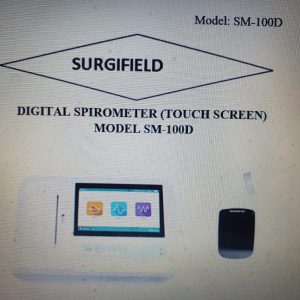 DIGITAL SPIROMETER (TOUCH SCREEN) MODEL SM-100D