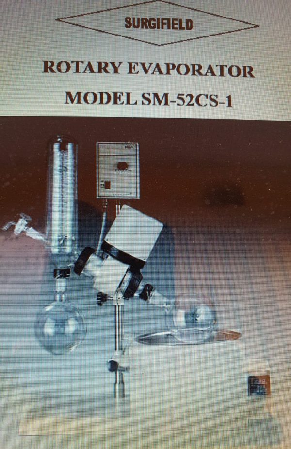 Rotary Evaporator Model SM-52CS-1