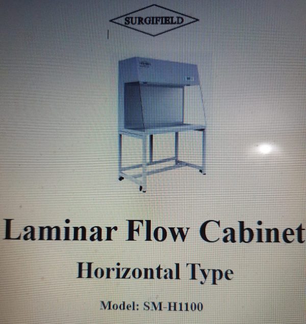 Laminar Flow Cabinet Horizontal Type Model SM-H1100 Model SM-V1300