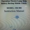 Operating Theatre Lamp with Battery Backup Mobile 5 Bulbs Model SM-5B