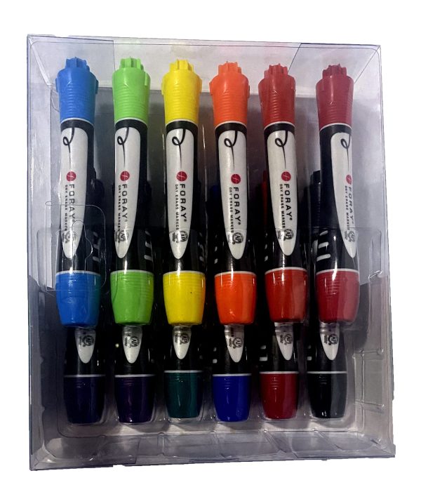 White Board Marker Foray Dry Eraser X12