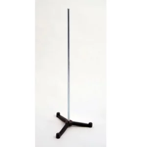United Scientific 3" Leg With 18" Rod Triangular Support Stands with Rods, Cast Iron TSR318