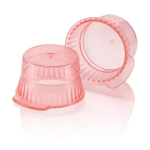 Globe Scientific Cap, Snap, 13mm PE for 13mm Glass and 12mm Plastic Test Tubes, Red Bag/1000 113143R
