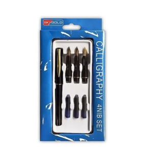 Calligraphic Pen Set of 4 - Fountain tip