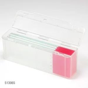 Globe Scientific Slide Mailer, Polypropylene, Side Flip Lid, for 5 slide, Natural BOX/100 513065-100