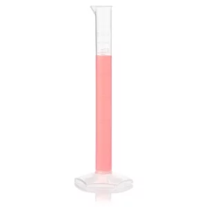 Globe Scientific 10mL Cylinder Measuring Diamond Essentials Class B PP Graduations Tall Form 3701-10