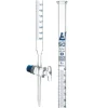 Eisco 50ml Burette Class B, DIN ISO 385, Borosilicate Glass, 0.10ml Graduations - Eisco Labs CH0236G