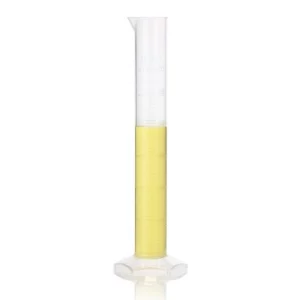 Globe Scientific 50mL Cylinder Measuring Diamond Essentials Class B PP Graduations Tall Form 3701-50