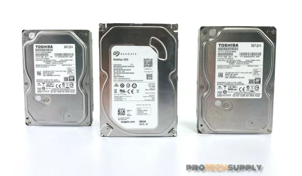 LOT of 3 Hard drives Desktop HDD Seagate Toshiba