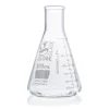 Globe Scientific 300mL Erlenmeyer Flask Globe Glass Narrow Mouth 12/Box 8400300