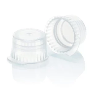 Globe Scientific Cap, Snap, 12/13mm, PE, for Vacuum and Test Tubes, Clear Bag/1000 113142C