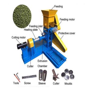 Floating Feed Pelletizing Machine (Different Capacity – kg/hr)