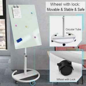 Magnetic Whiteboard Flip Chart Easel 70 x 100cm