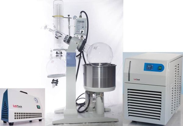 20L Rotary Evaporator Bundle -includes chiller and vacuum pump