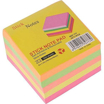 Stick On Note pad - 3x 3