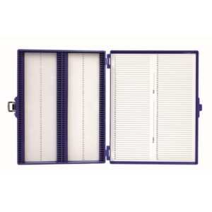 Microscope Slide Storage Box Plastic - 100 Slide Capacity