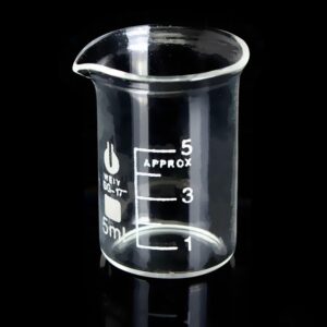 5ml low Form Laboratory Borosilicate Glass Beaker PACK OF 10