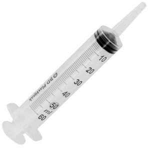 50ml Syringe 3 Piece Catheter Tip Bx 60
