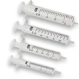Mixed Pack Disposable Syringes (1,2,5,10,20,30 & 50ml)