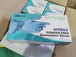 GLOVEMAS Disposable Nitrile Examination Gloves Large size