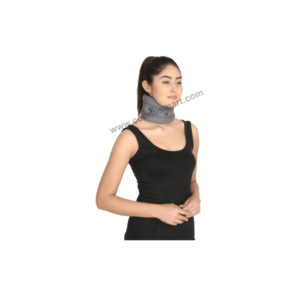 Cervical Collar Soft with Eyelet Grey SHIPPED FROM ABROAD