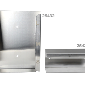 GLOVE DISPENSER - single - stainless steel (SHIPPED FROM ABROAD)