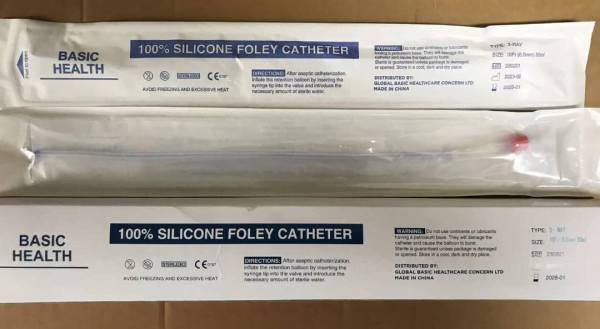 2 Way Silicone Foley Catheter (A pack of 10pcs)