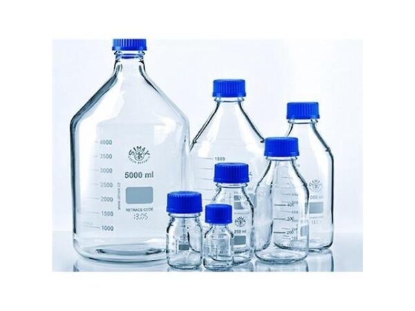 5000ml Laboratory Reagent Bottle Clear Glass PACK OF 6