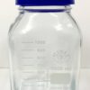Square Laboratory Reagent Bottle Clear Glass