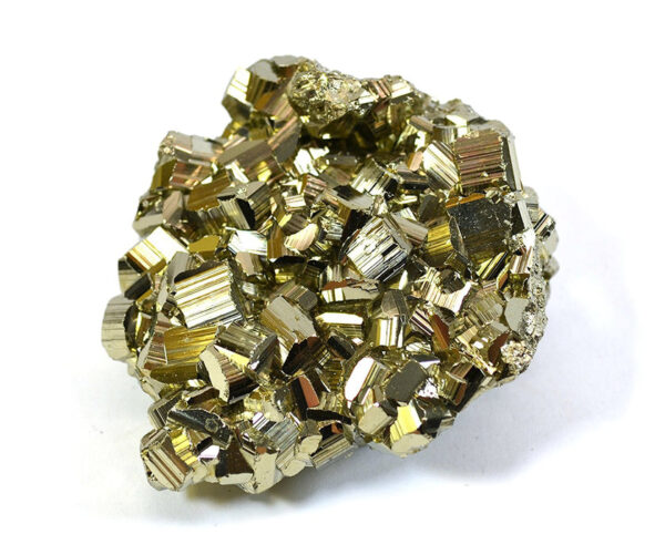 Crystalline Pyrite, Approximately 2.5"-3" Length, 10-20mm Crystals, Single Piece