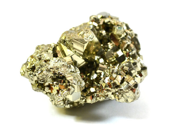 Crystalline Pyrite Approximately 1.5"-2" Length 2-10mm Crystals Single Piece