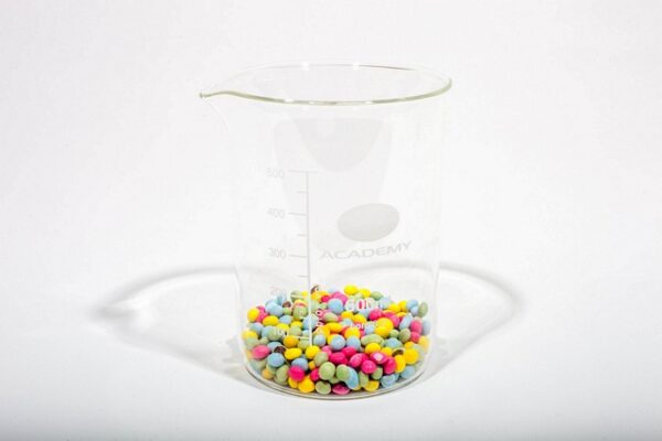 600ml Laboratory Borosilicate Glass Beaker PACK OF 6