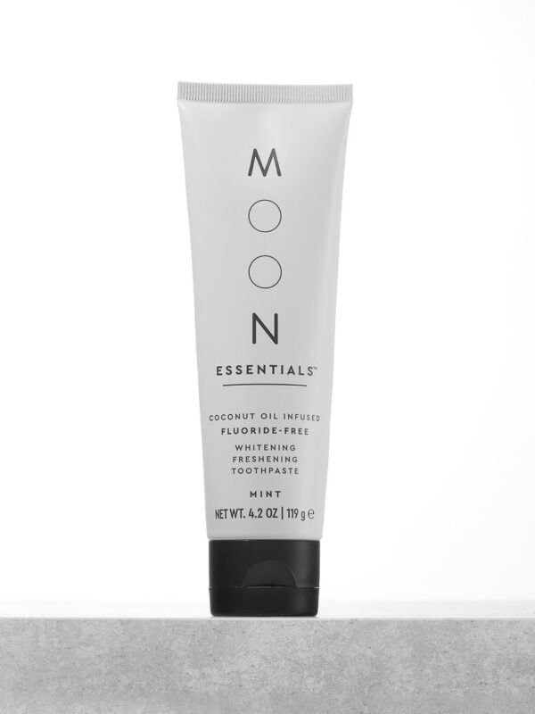 Moon Essentials Coconut Oil Infused Whitening Toothpaste -Fluoride Free
