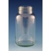 Powder Bottle Clear Glass