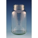 Powder Bottle Clear Glass