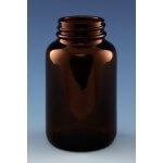 Powder Bottle Amber Glass