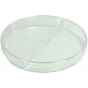2 Compartment Petri Dish 94mm Triple Vent
